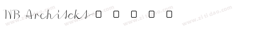 NB Architekt字体转换